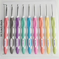 Ergonomic Crochet Hook Set Knitting Needle Sewing Accessory