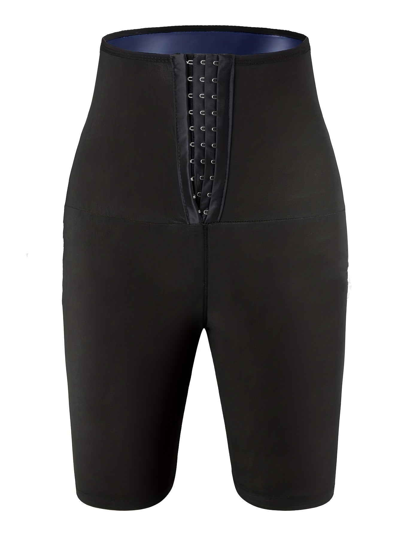 High Waist Buckles Workout Shorts for Women