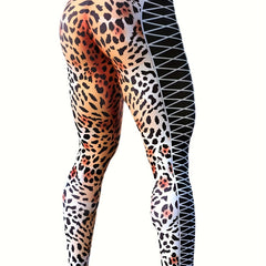 Leopard Print High Waist Yoga Legging Women's Activewear