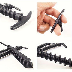 10pcs Tent Screw Stakes for Camping & Hiking