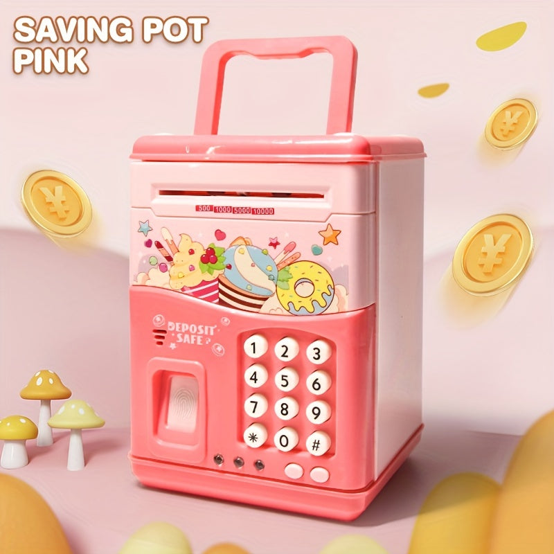 Induction Piggy Bank for Kids Safe with Password