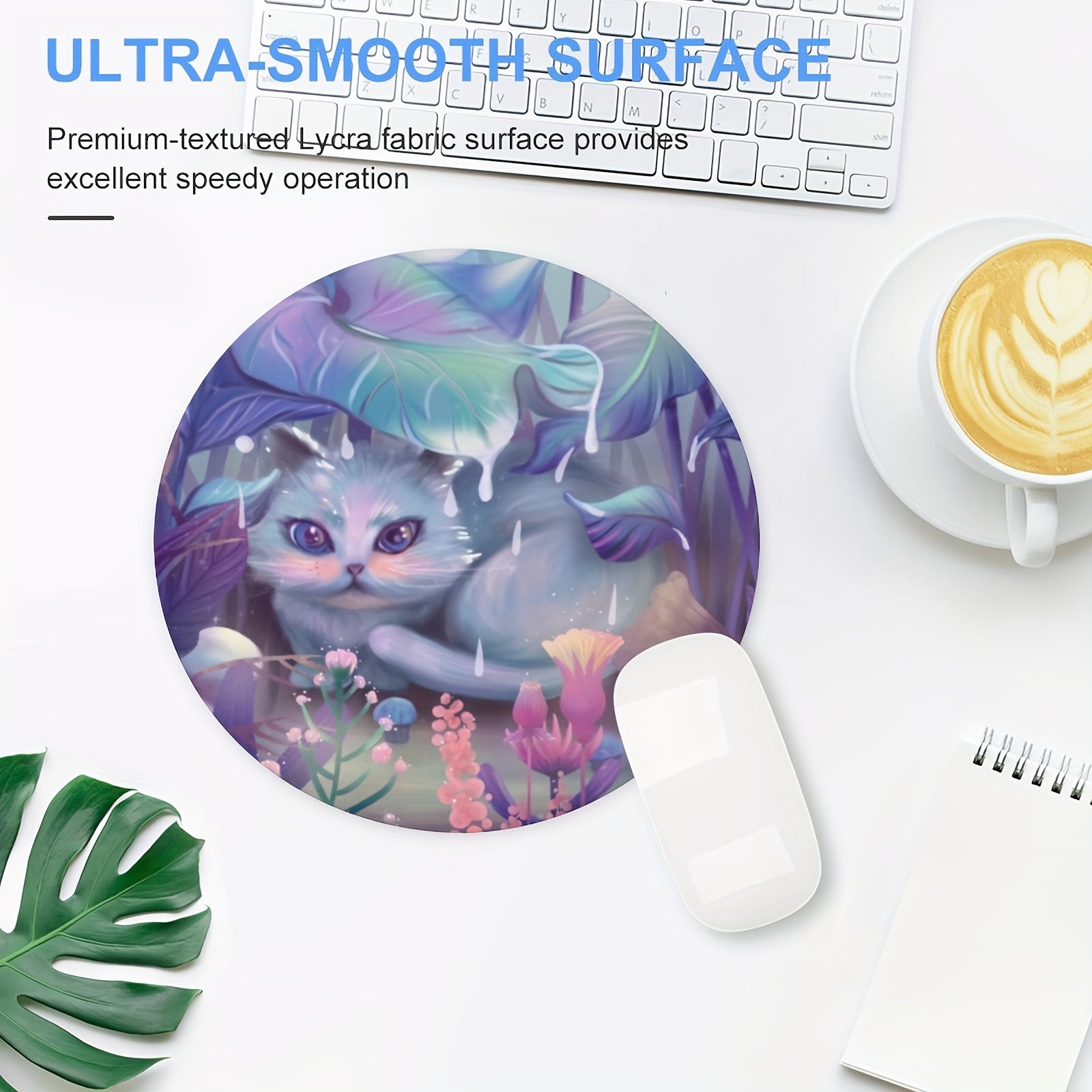 Non-Slip Gaming Mouse Pad Waterproof Rubber Base Laptop Office Home Mouse Pad