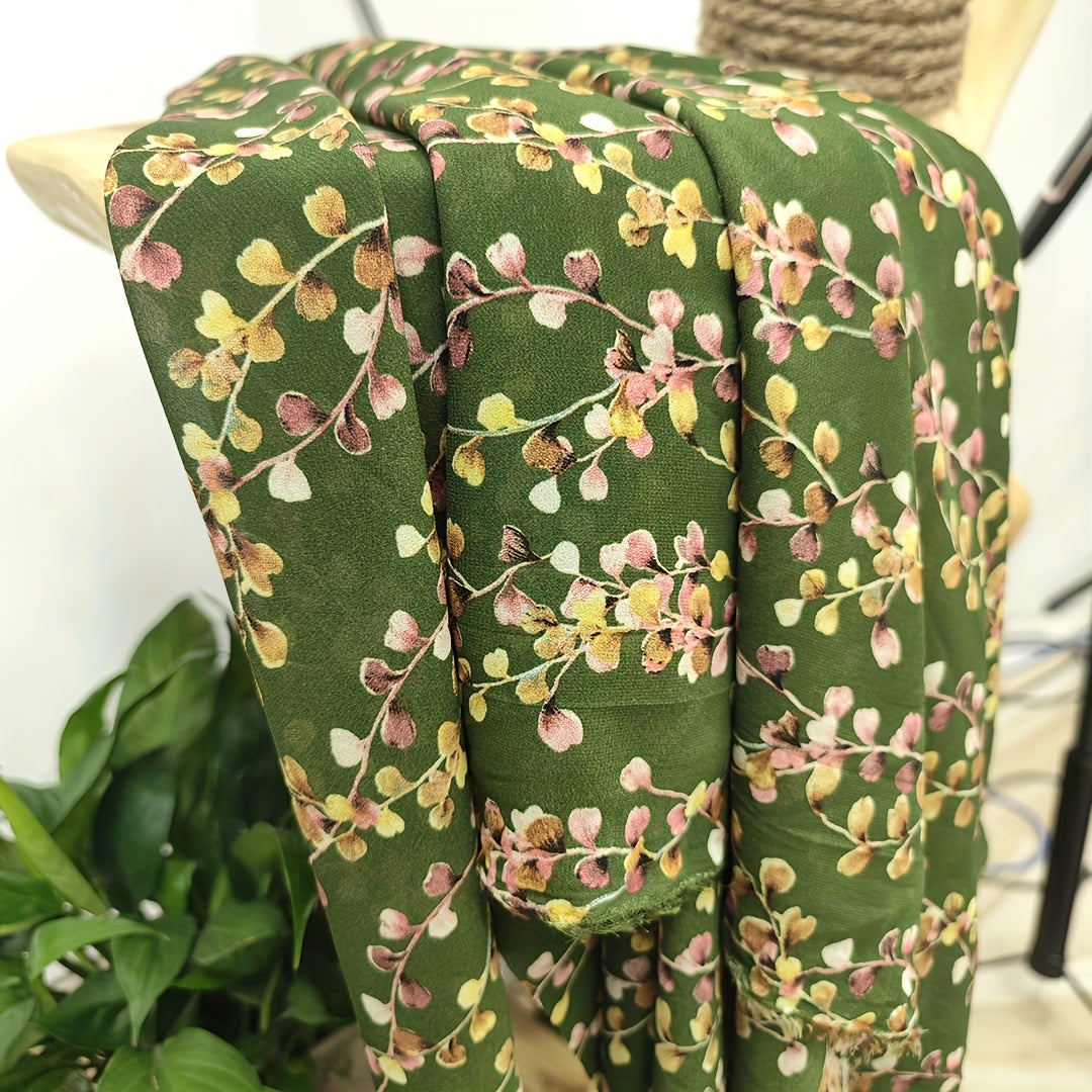 1yd Chiffon Fabric DIY Clothing Pants Dress Fabric Cut Size 1yard