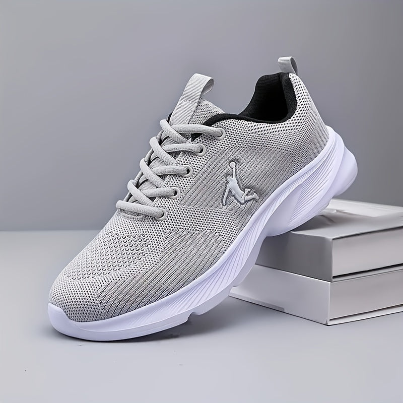 Men's Graphic Print Lace-up Sneakers Athletic Shoes