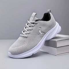 Men's Graphic Print Lace-up Sneakers Athletic Shoes