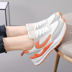 Women's Breathable Lace Up Mesh Sports Shoes