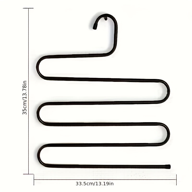 S-shaped Magic Iron Pants Rack Stainless Steel Pants Rack