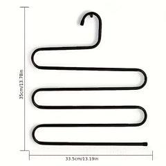 S-shaped Magic Iron Pants Rack Stainless Steel Pants Rack