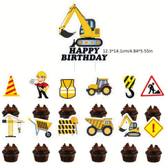 Engineering Car Theme Birthday Party Set