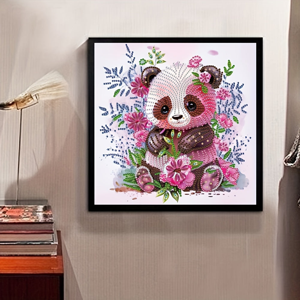 Panda Pattern 5D Diamond Art Kit Home Wall Decor