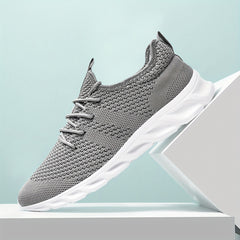 Men's Breathable Lace up Sneakers Outdoor Walking Shoes