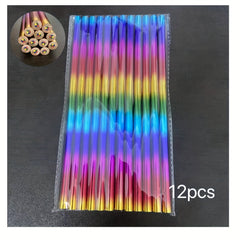 12pcs DIY Rainbow Fun Pen Creative Coloring Stationery Pencil Set