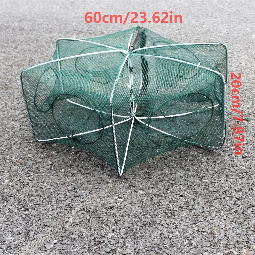 Collapsible Fishing Net Portable Foldable Trap for Minnow Shrimp Crab Lobsters