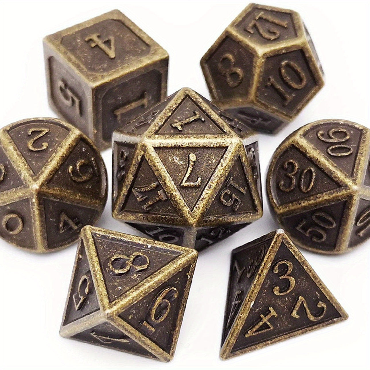 7pcs Classic Polyhedral Dice Set - Indoor Gaming