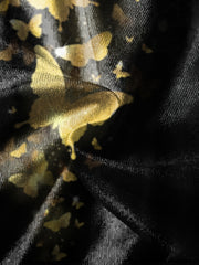 Teens 3D Golden Butterfly Print Sweatshirt Kids Casual Pullover