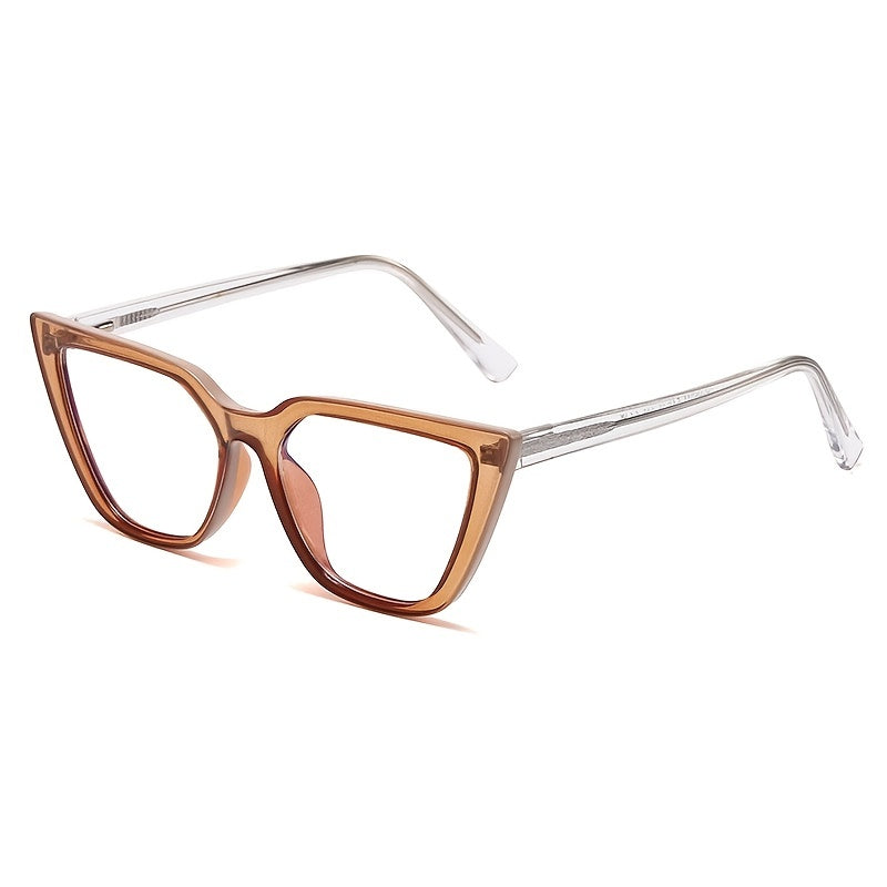 Clear Lens Cat Eyeglasses Lightweight Transparent Hiking Sports Accessory