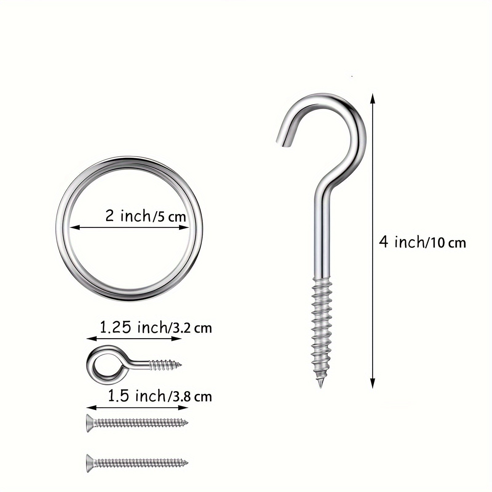 Hook And Ring Toss Games Outdoor Indoor Stainless Hardware Nylon String