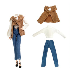 Winter Doll Clothing Set with Coat and Hat - Fits 29-97 cm Dolls