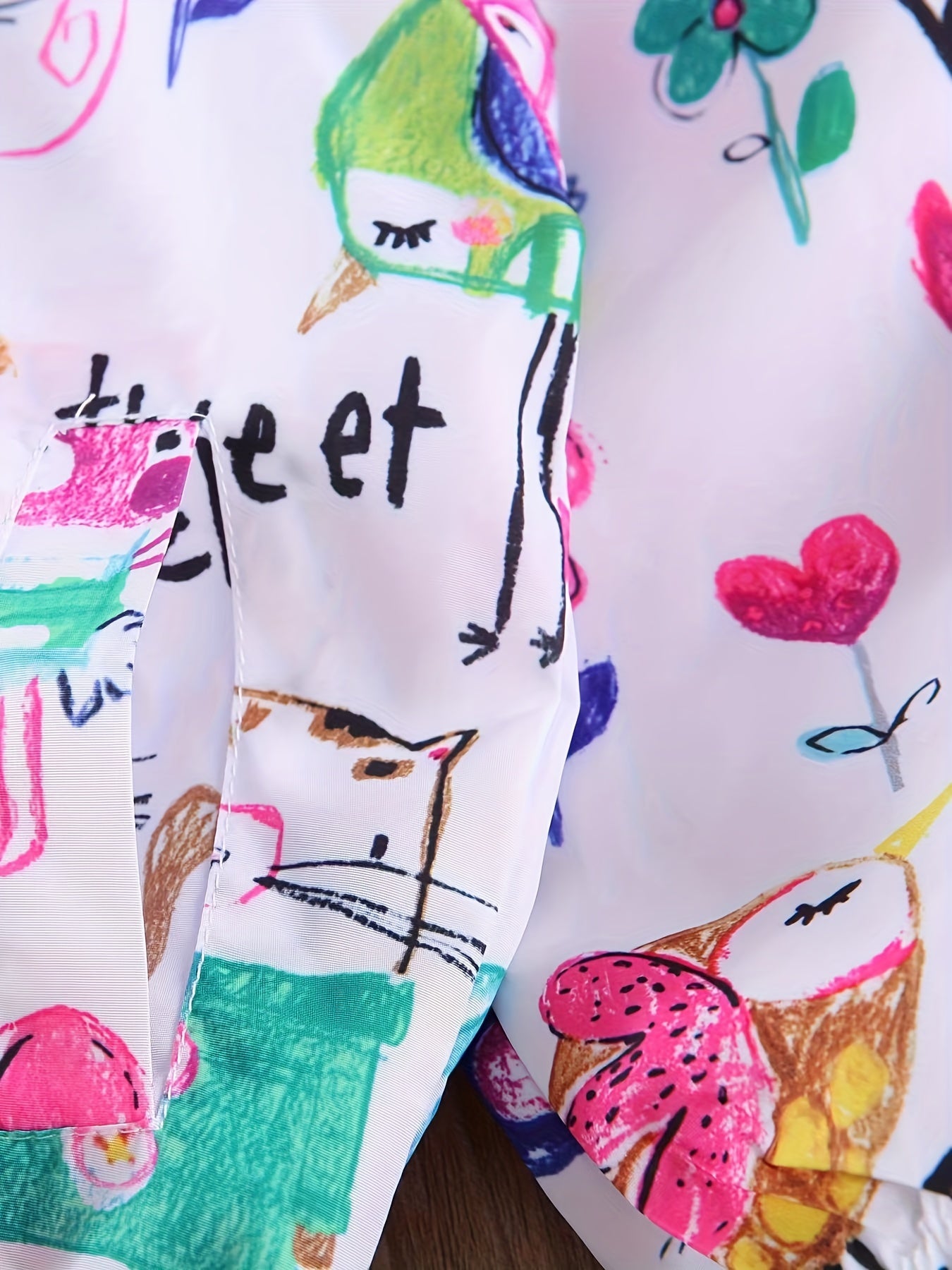 Toddler Girls Cartoon Animals Hooded Jacket Zipper Coat