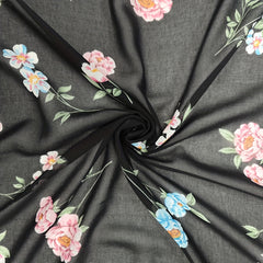 1yd Comfortable Breathable Chiffon Fabric DIY Clothing Pants Dress