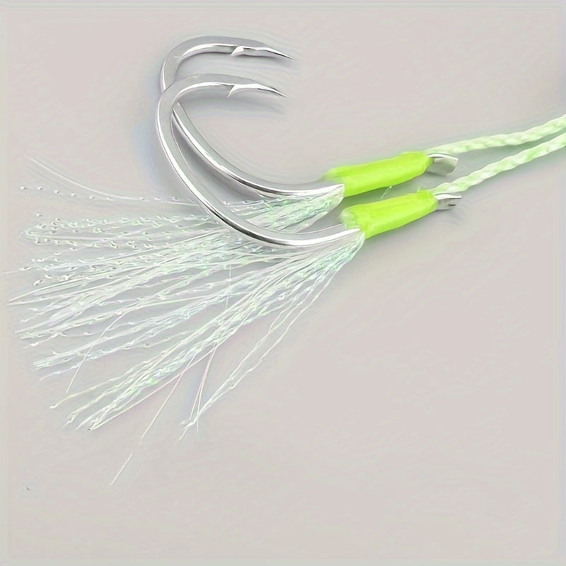 Steel Fishing Assist Hooks Luminous Fishing Hook Fishing Accessories