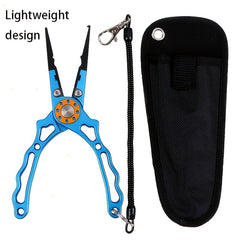 Aluminum Multifunct. Fishing Pliers Slip Resistant Grip