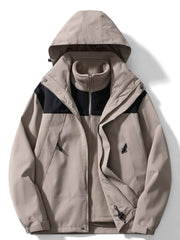 Women's 3-in-1 Outdoor Sports Jacket - Windproof & Waterproof