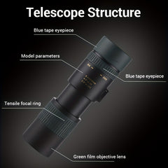 HD Monocular Telescope High Power for Smartphone Photo