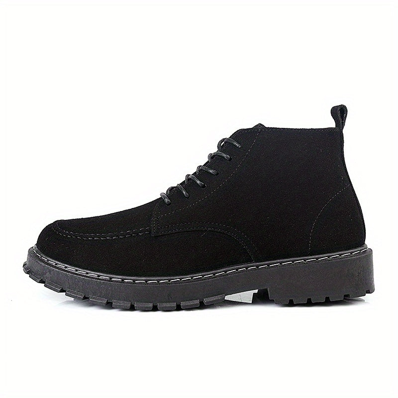 Men's Lace-up Ankle Boots Casual Walking Shoes