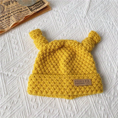 Cartoon Style Eye Knitting Baby Hat Warm Woolen Hat