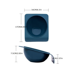 Raised Pet Inclined Food Bowl Non slip Cat And Dog Dishes Bowl