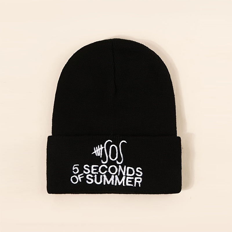 Embroidery Letter Knit Hat Woolen Hat Hip hop Cap Unisex
