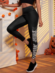 High Stretch Block Leggings Quick Drying Yoga Pants for Women
