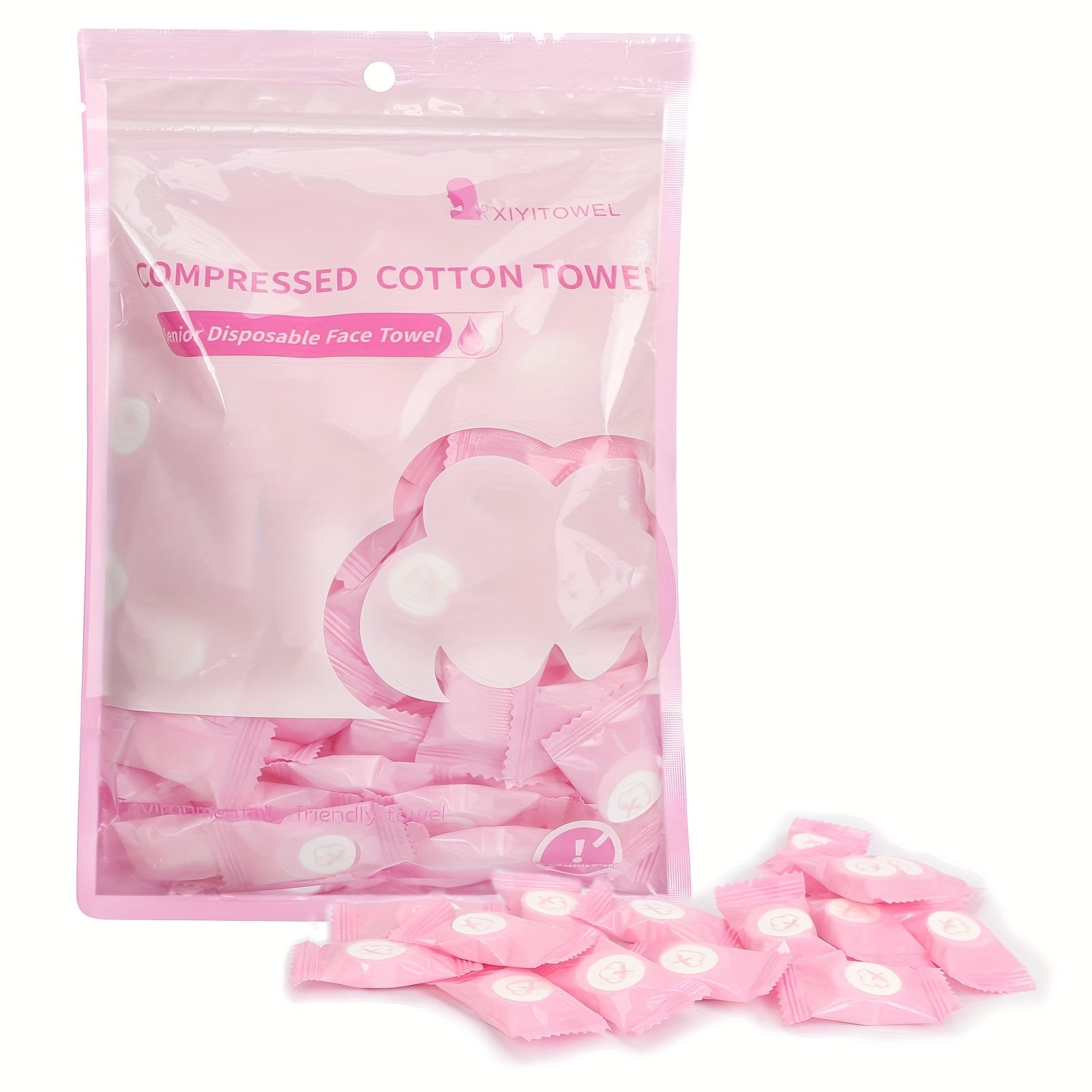 100pcs Mini Disposable Face Towel for Travel Camping Sports