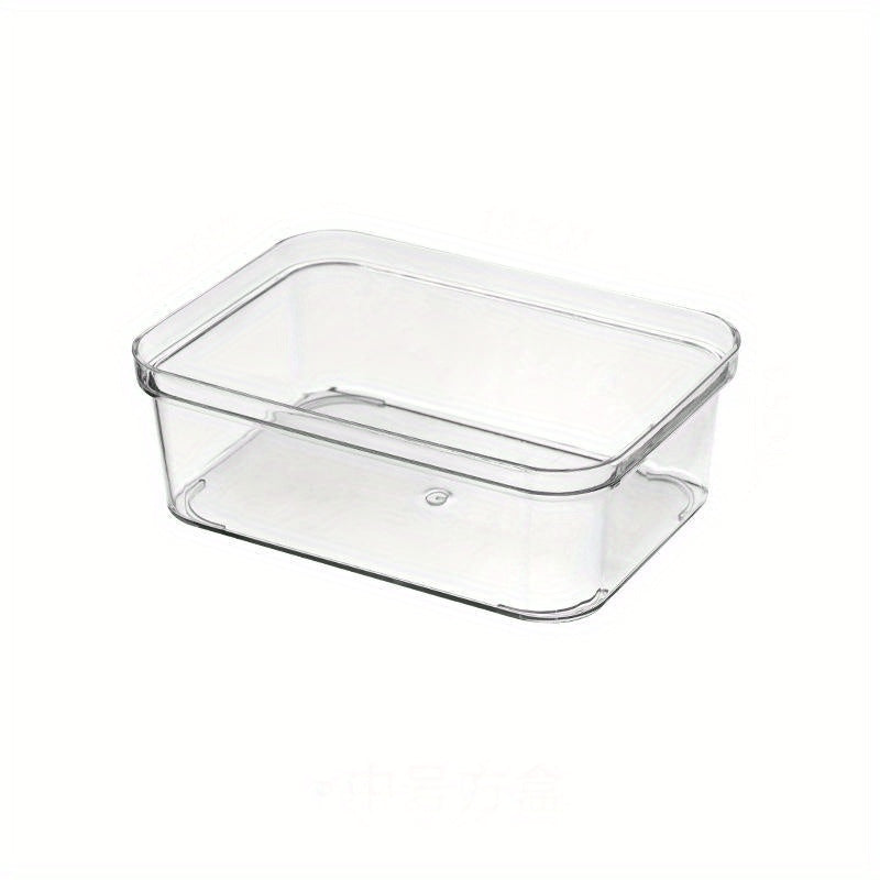Clear Desktop Drawer Storage Box for Cosmetics Makeup Jewelry Cutlery Food