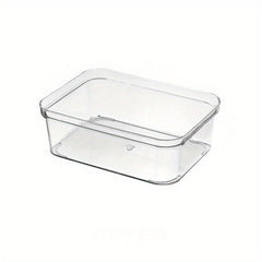 Clear Desktop Drawer Storage Box for Cosmetics Makeup Jewelry Cutlery Food