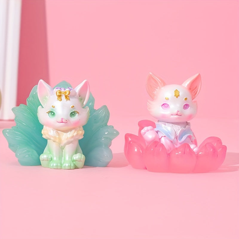 Ancient Fairy Fox Resin Craft Ornament