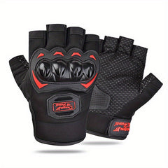 Breathable Non Slip Motorcycle Riding Gloves with Touch Screen - 1 Pair