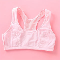 Girls Sports Underwear Teen Running Bra Seamless Stretch Tank Top