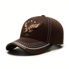 Eagle Embroidery Unisex Baseball Cap Dad Hats Adjustable