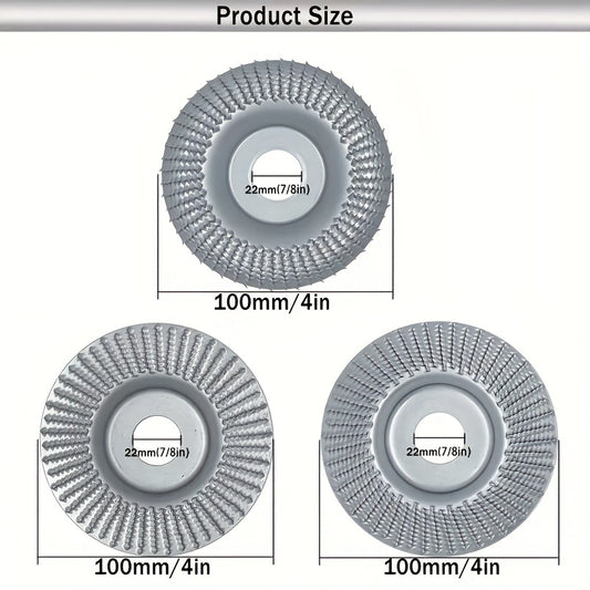 Wood Carving Disc Set for 4 1/2" Machine