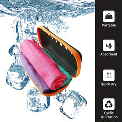 3 Pack Microfiber Towels Box Absorbent Portable Hair Drying Towel