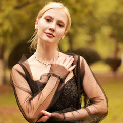 Bridal Mesh Shawl Wedding Party Yarm Shawl For Women