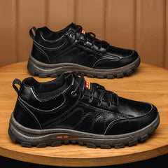 Men's Lace Up Sneakers Casual Walking Shoes Easy To Clean