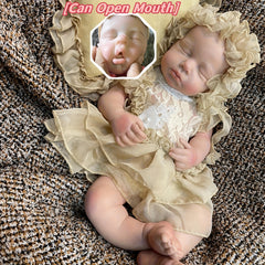 18 Inch Silicone Doll with Dress for Christmas