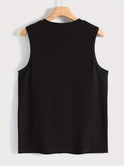 Women's Letter Print Tank Top for Summer