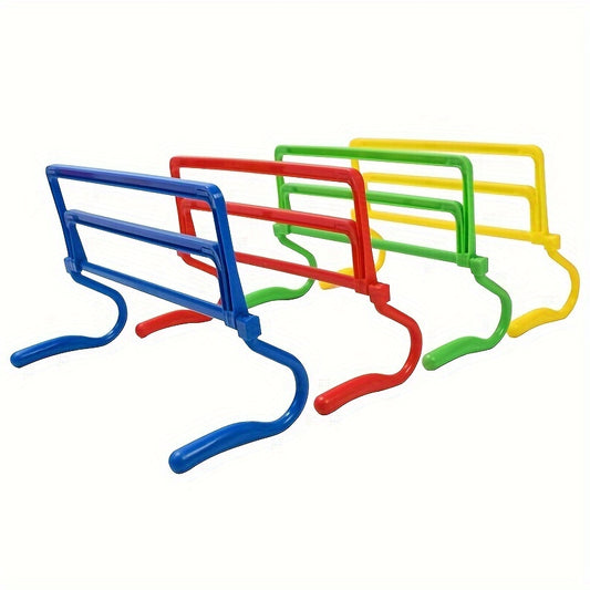 4pcs Folding Football Training Hurdles Adjustable Hurdle For Agility Training