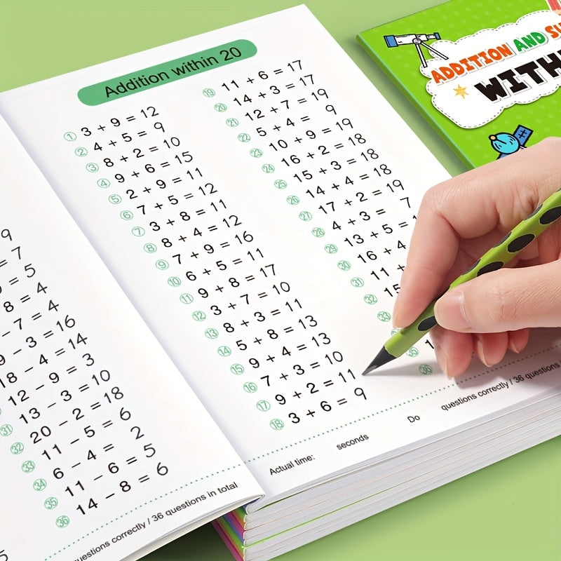 Math Workbook for Kids Ages 10-100 Halloween & Christmas Gift