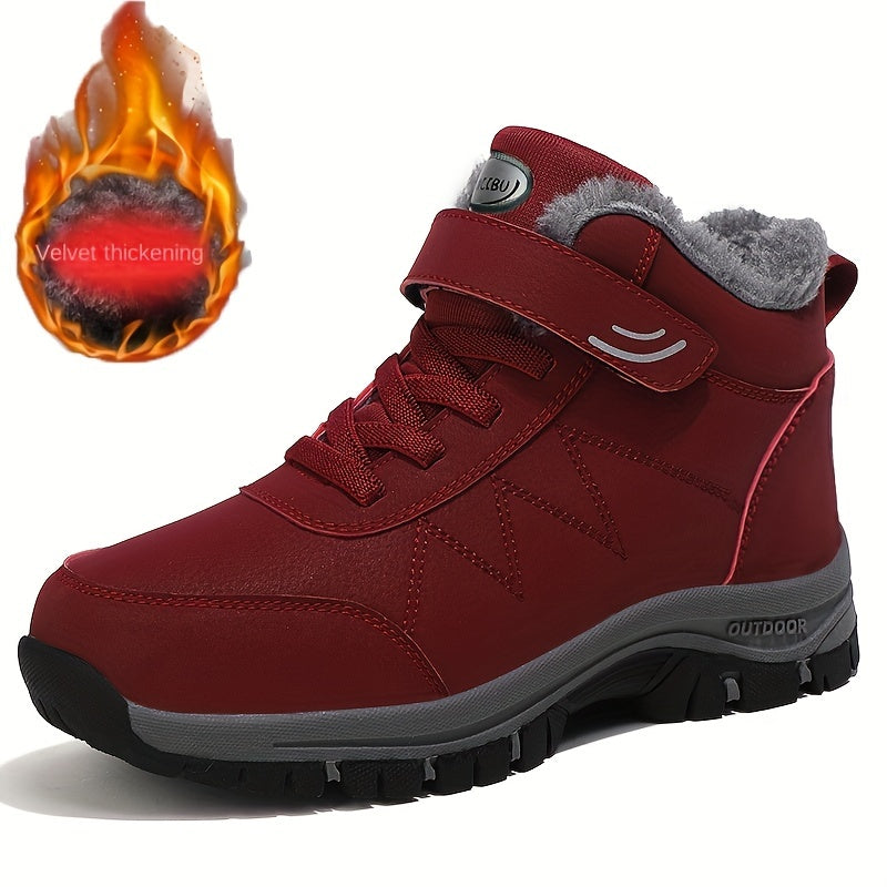 Women's Winter Warm Hiking Boots Waterproof Non slip Outdoor Boots