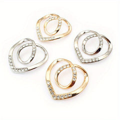 4pcs Scarf Ring Clip Round Buckle Clothing Ring